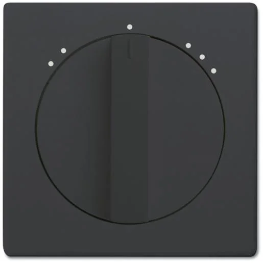 Busch-Jaeger 1740 DRL-81-503 Centraalplaat 3-standenschakelaar antraciet Must-Have