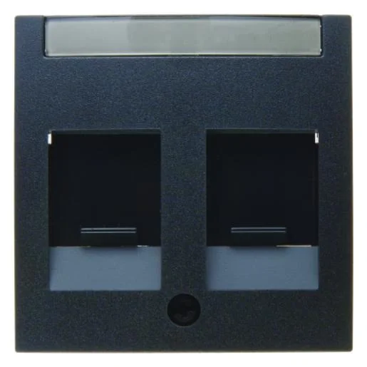 Premium Berker 11811606 S.1 Centraalplaat Modular-Jack Centraalplaat Antraciet