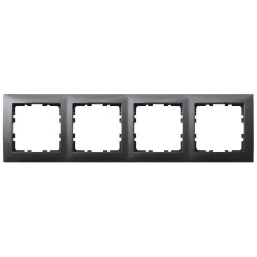 Bestseller Berker 10149949 S.1 Afdekraam 4v Horizontaal en verticaal Antraciet IP20