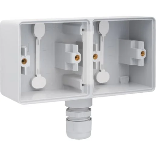 Nu Kopen Niko 700-84851 Hydro opbouwdoos dubbel 1 ingang grijs