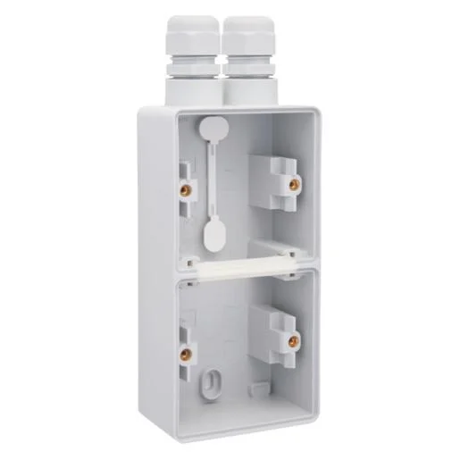 Niko 700-84252 Hydro opbouwdoos dubbel 2 ingangen grijs Exclusieve Aanbieding