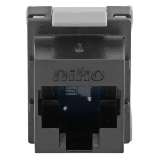 Gereduceerde Prijs Niko 650-45051 Jack plug utp cat.5e Zwart