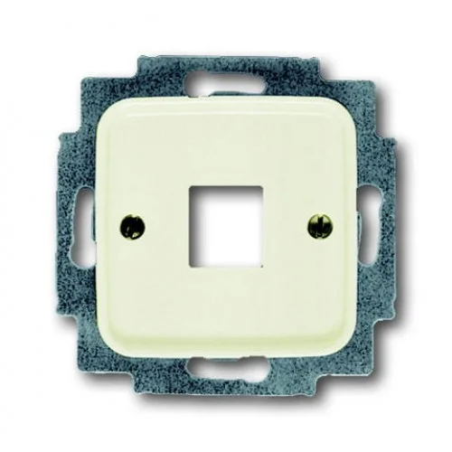 Busch-Jaeger 2561-212 Data centraalplaat tbv 1xRJ45 connector creme Nieuw