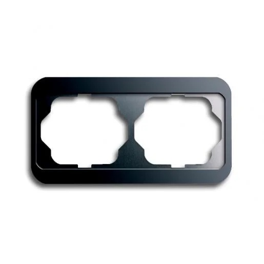 Busch-Jaeger 1722-20 Alpha nea afdekraam 2V Horizontaal Platin Express Levering