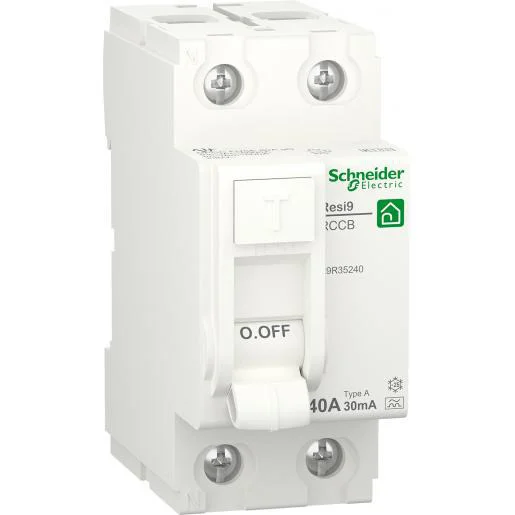 Schneider R9R35240 aardlekschakelaar 2P 40A 30mA Gecertificeerd