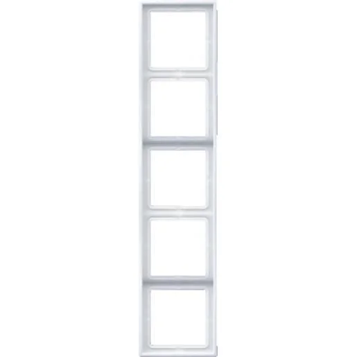 Jung LS985LG afdekraam 5-voudig lichtgrijs Op = Op