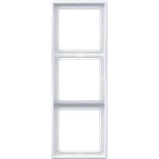 Jung LS983LG afdekraam 3-voudig lichtgrijs Favoriet