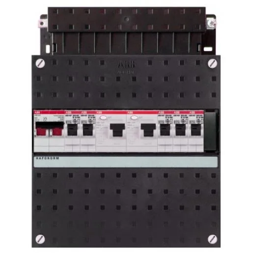 Goedkoop ABB Haf HAD3332-22+H42 5-groepen 2-aardlek 2P 40A en hoofdschakelaar 2P 40A