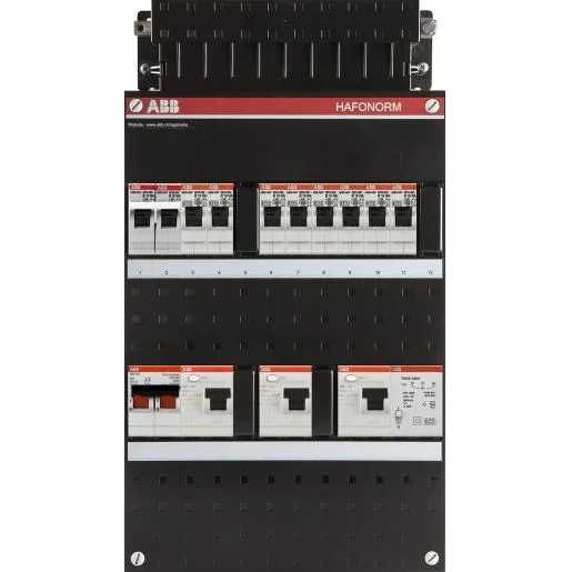 Bestel Nu ABB Haf HAD333332-222FT+H42 1-fase 8-groepen fornuisgroep en beltrafo