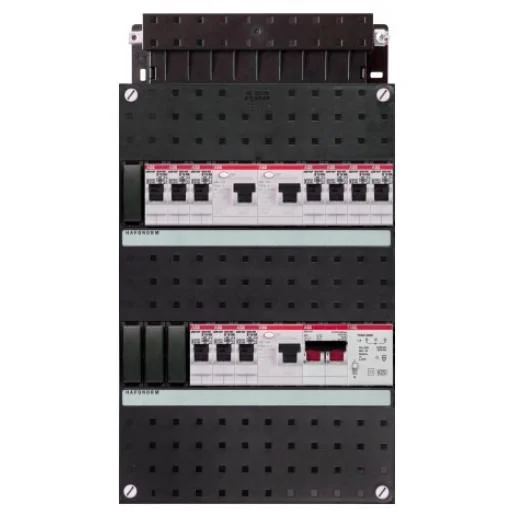 Uitverkoop ABB Haf HAD343333-222T+H42 10x achter 3x 30mA+T+HS, 1-f Installatiekast