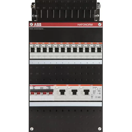 Must-Have ABB Haf HAD343434-222T+H44 3-fasen 12 groepen met beltrafo