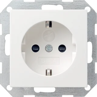Gira 475527 1-voudige wandcontactdoos met randaarde kinderveilig zuiverwit mat Bestel Nu