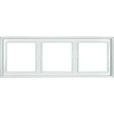 Nieuw Jung LS983W Afdekraam 3-voudig creme