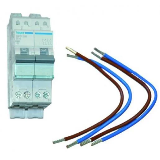 Aanbieding Hager VKS03SF Uitbr.set fornuisgroep 2P+2N 16A