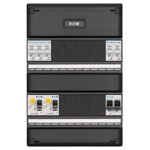 Snelle Levering Eaton Holec I-52G1400-HS-64 5 groepenkast+2xaardlek+hoofdschakelaar