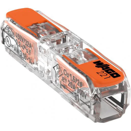 Hete Deal Wago 221-2411 doorvoerconnector voor alle soorten geleiders max. 4 mm²