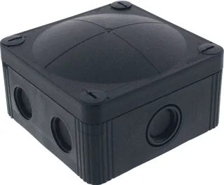 Populair Wiska combi 560072 Opbouwdoos wand/plafond zwart ip66 10105978