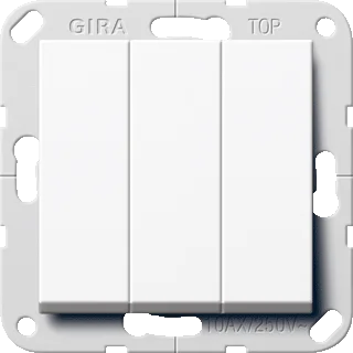 Uitverkoop GIRA 283003 schakelaar 1P 3-voudig standaard 55 zwg