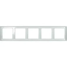 Jung LS985W Afdekraam 5-voudig creme Speciale Aanbieding