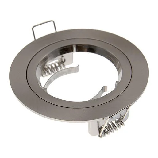 MacBright inbouwspot LED vast geborsteld aluminium 230V GU10. (excl. lichtbron) Betaalbaar