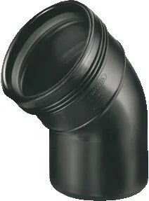 Wavin wafix bocht 75 x 75 PP 45° mof-spie Manchet Koopje
