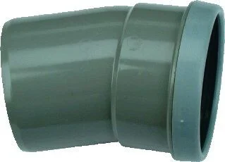 Wavin wafix SN4 bocht 125 x 125 PVC 15° mof-spie Manchet Nu Kopen