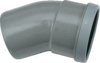 Alleen Vandaag Wavin wafix SN4 bocht 125 x 125 PVC 30° mof-spie Manchet