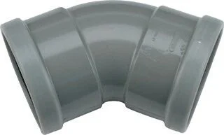 Meest Verkocht Wavin wafix SN4 bocht 125 x 125 PVC 30° mof-mof Manchet