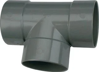 Goedkoop Wavin t-stuk 110 x 75 x 110 PVC 88° 3 x mof Lijm