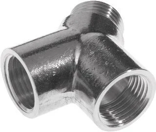 Uitverkoop Y-stuk 1/2" verchroomd