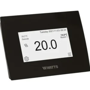Watts Vision 2.0 centrale touchscreen Zwart Lage Prijs