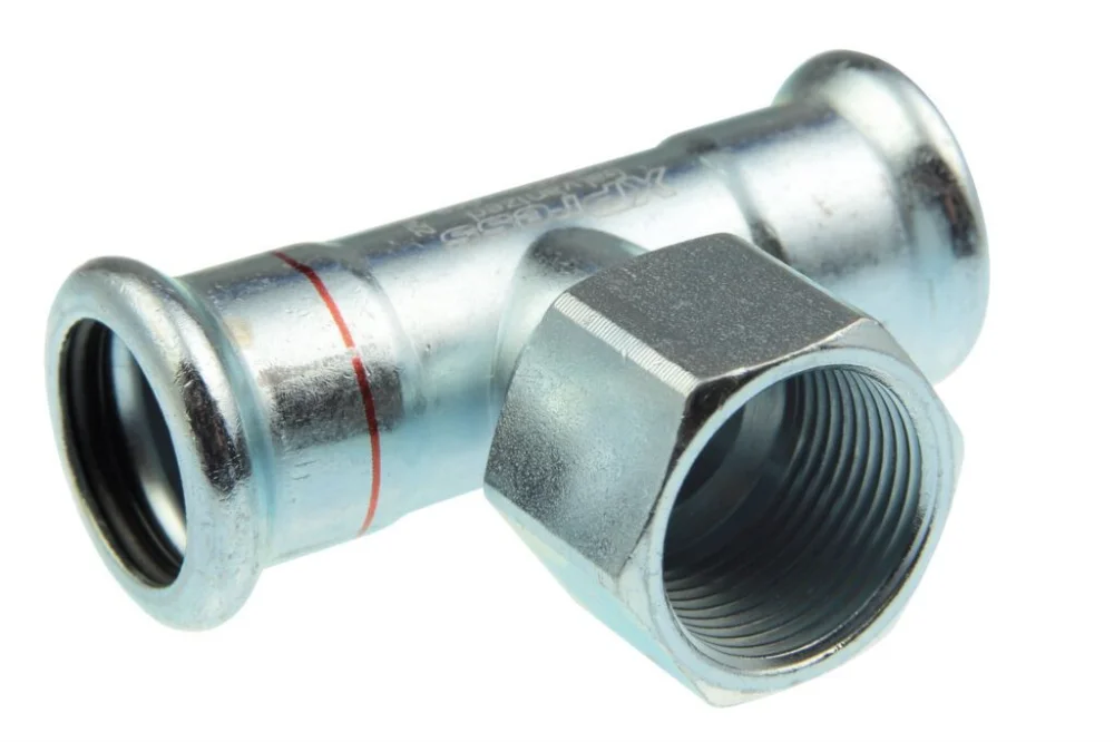 VSH Xpress t-stuk binnendraad 18 x 1/2" x 18 staal verzinkt Laatste Versie