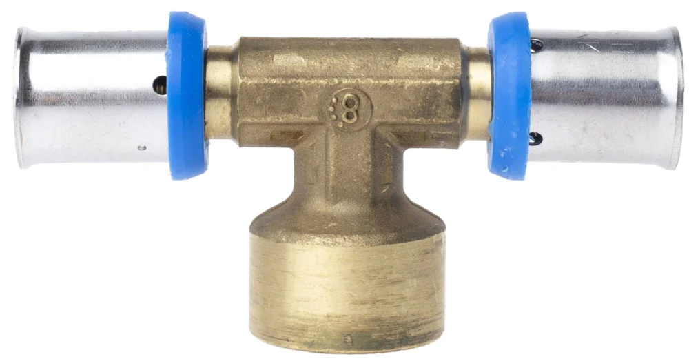 Pipelife Radopress t-stuk binnendraad 32 x 1/2" x 32 Finale Uitverkoop