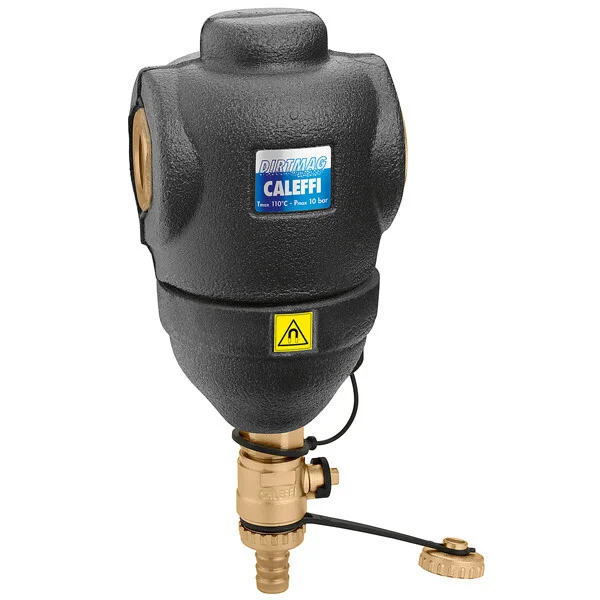 Finale Uitverkoop Caleffi Dirtmag vuilafscheider 2" messing horizontaal geisoleerd