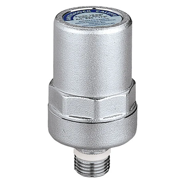 Caleffi Antishock waterslagdemper 1/2" messing verchroomd Kiwa Koopje
