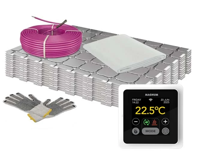 Magnum Heatboard elektrische droogbouw vloerverwarmingsset Hoge Kwaliteit
