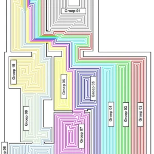 Vloerverwarming legplan Direct Beschikbaar