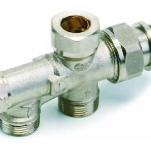Comap onderblok 2-pijps M22 x 1/2" recht Direct Verzonden
