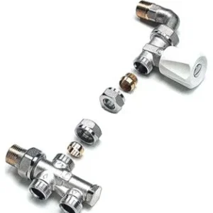 Fabrieksprijs Comap onderblok set handbediend M22 x 1/2" recht + bocht