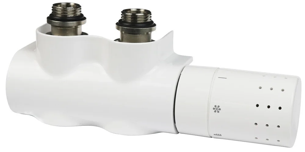 Koopje Comap Flexodesign onderblok set thermostatisch draaibaar 3/4" x 3/4" wit