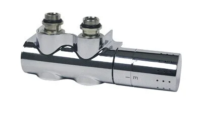 Actieprijs Comap Flexodesign onderblok set thermostatisch draaibaar 3/4" x 3/4" verchroomd
