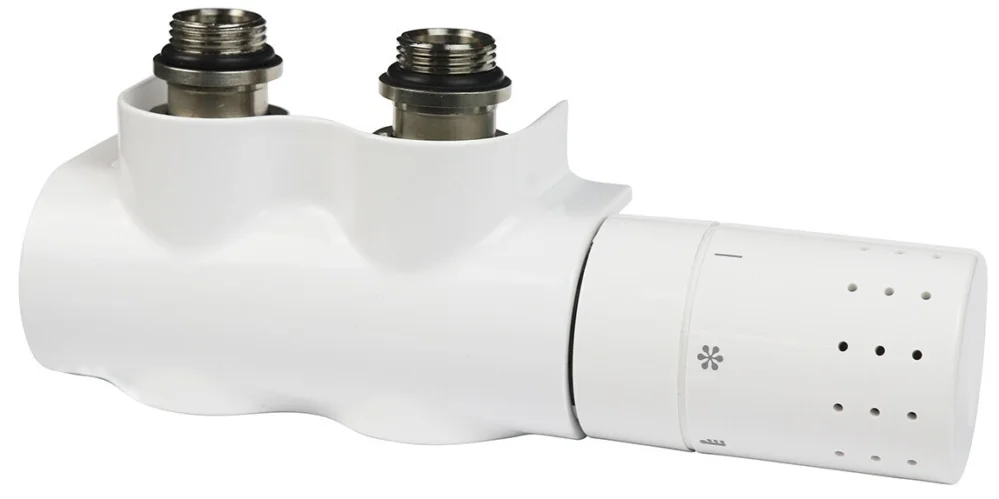 Uitverkoop Comap Flexodesign onderblok set thermostatisch draaibaar 3/4" x 1/2" wit