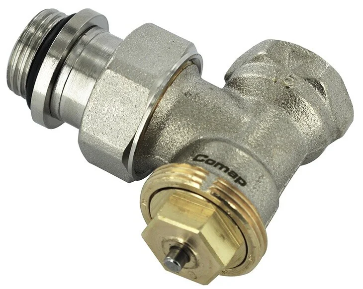 Comap radiatorkraan thermostatisch M28 1/2" x 1/2" haaks o-ring voorinstelbaar Bestseller