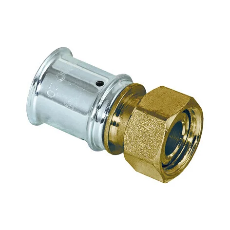 Multitubo rechte koppeling 2-delig 40 x 1-1/4" messing Koop Online