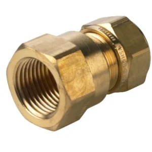 VSH Super Knel schroefbus 18 x 1/2" messing Op = Op