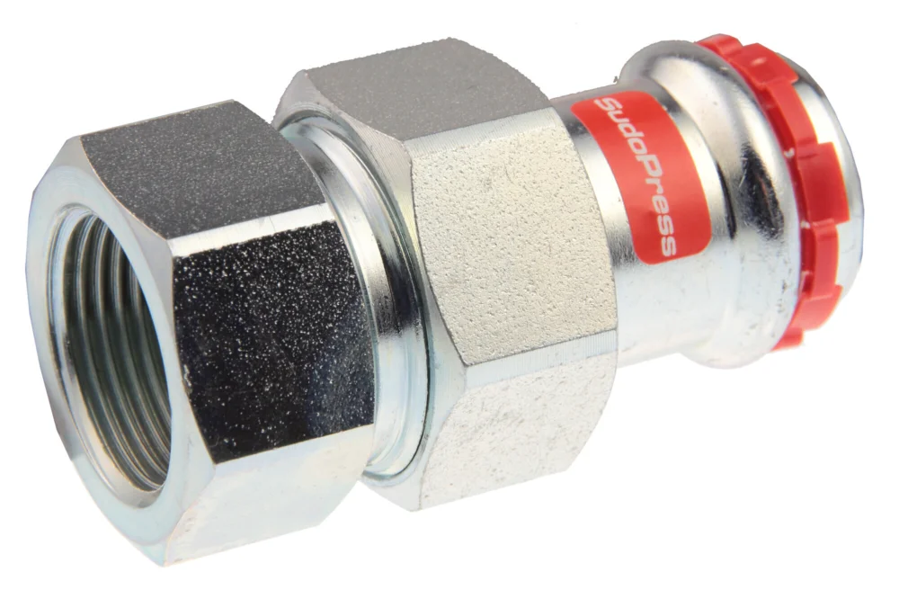 Bestel Nu VSH Sudopress schroefbus 3-delig 22 x 3/4" staal verzinkt