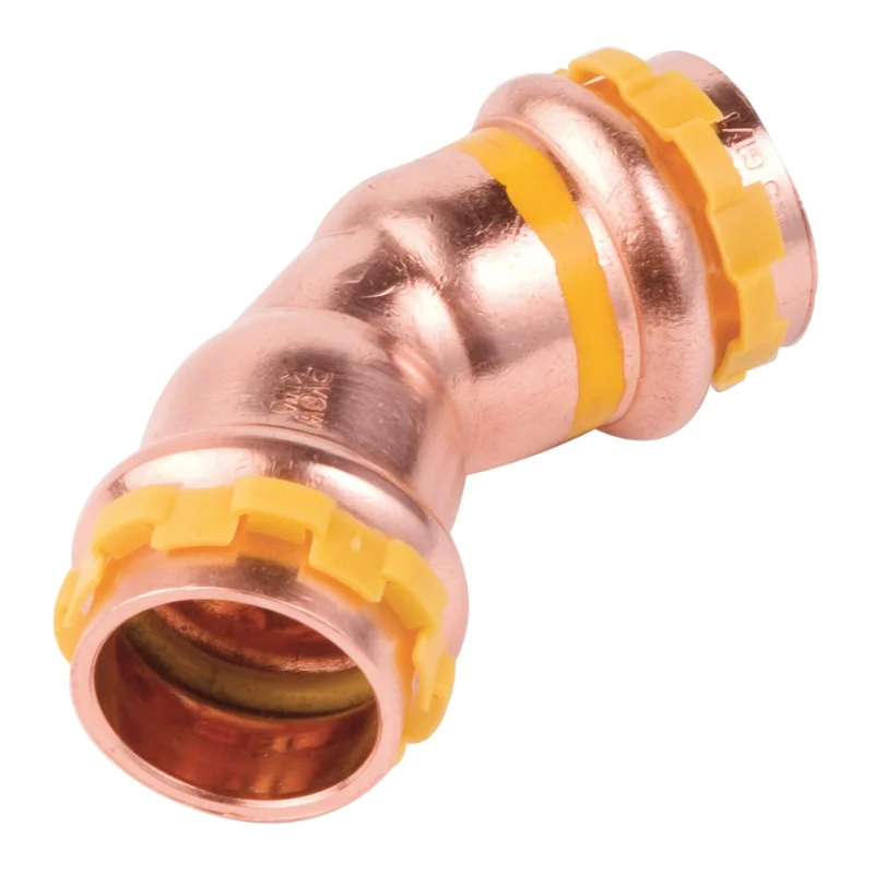 VSH SudoPress gas bocht 42 x 42 koper mof-mof 45° Laatste Kans
