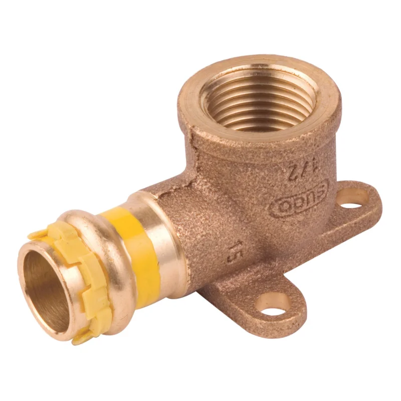 Merkproduct VSH SudoPress gas muurplaat 22 x 3/4" brons 90°