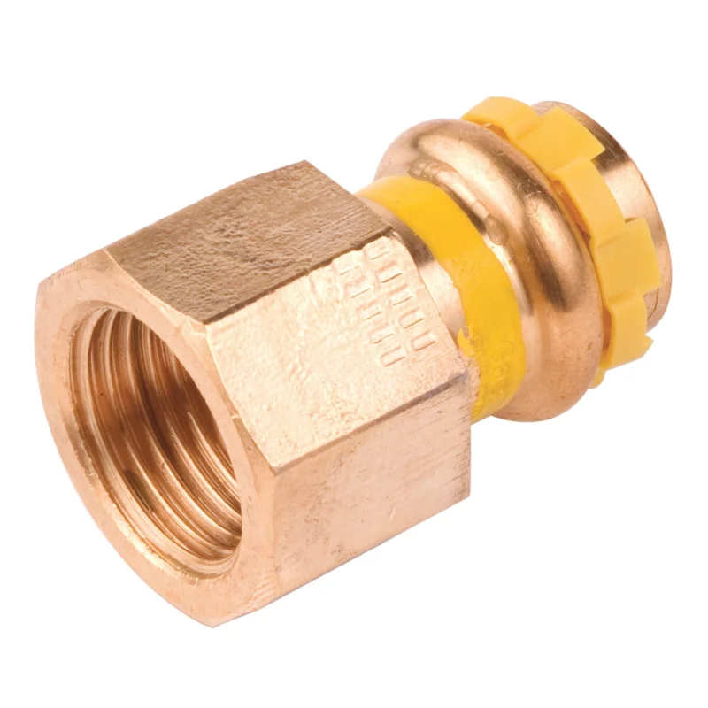 VSH SudoPress gas schroefbus 22 x 3/4" brons Voordeelprijs