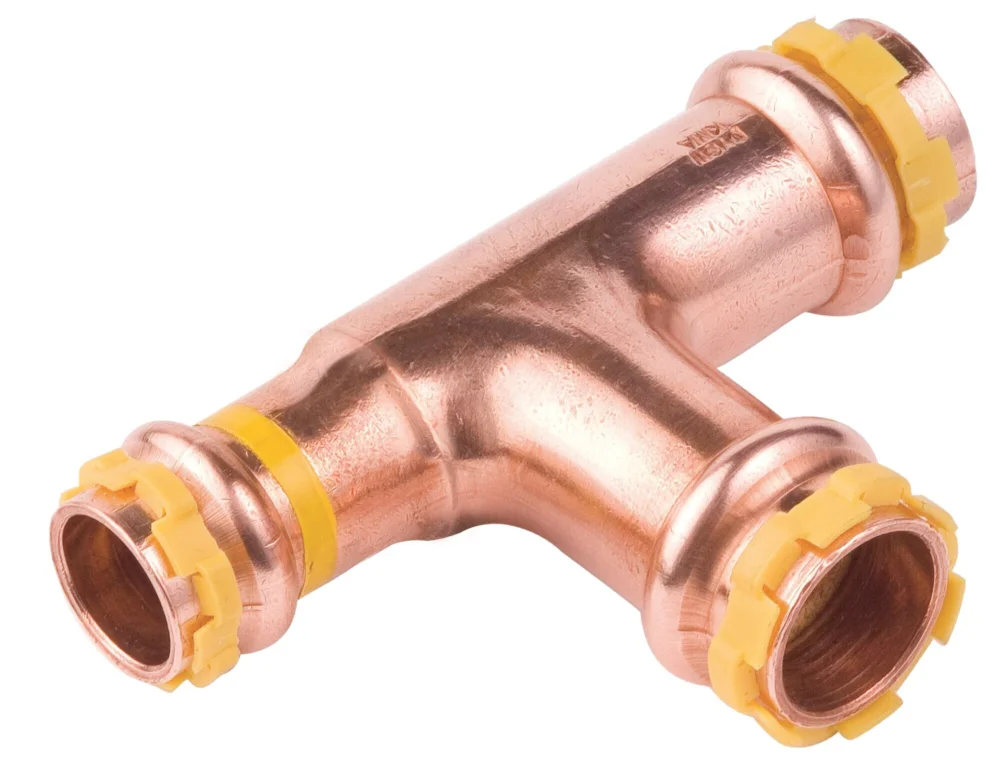 VSH SudoPress gas t-stuk 22 x 15 x 15 koper Must-Have